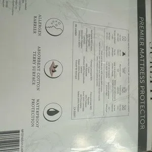 Surefit Mattress Protector For Adjustable Bed 100% Terry Cotton White Split King