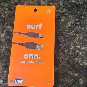 Surf Onn 6 Ft HI Speed USB Printer Cable