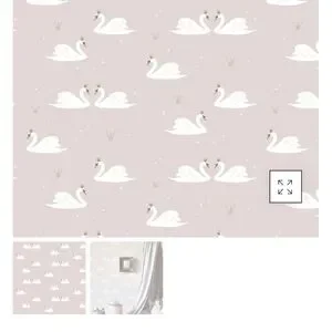 Swan And Crown Wallpaper