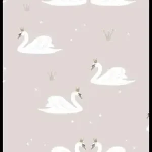 Swan and Crown Wallpaper Swan and Crown Wallpaper