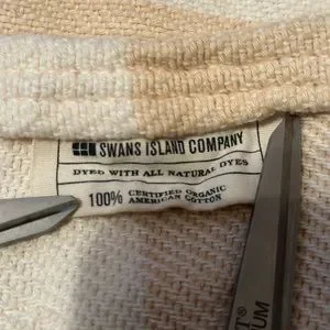 Swans Island Company Organic American Cotton Throw 35.5” X 35.5”