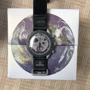 Swatch Dark Gray Chronograph Watch