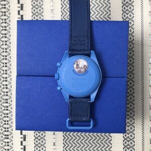 Swatch X Omega Mission To The Super Blue Moonphase Watch Velcro Band