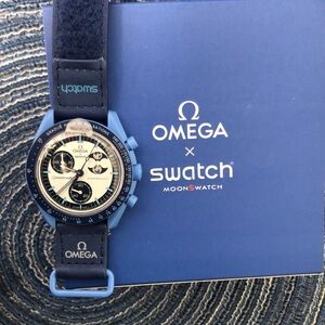 Swatch x Omega MoonSwatch Mission Moonphase (Blue New Unworn)