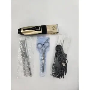 Swhatty Pet Grooming Hair Clipper Kit – Clippers Scissors Attachments & More