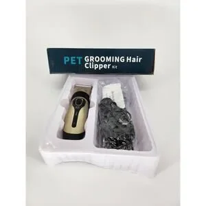 Swhatty Pet Grooming Hair Clipper Kit – Clippers Scissors Attachments & More
