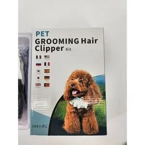 Swhatty Pet Grooming Hair Clipper Kit – Clippers Scissors Attachments & More