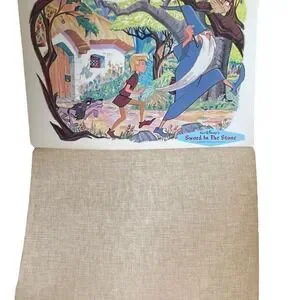 Sword And The Stone Walt Disney Placemat 1960 Children 11" X 17.5"