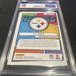 T J WATT HEROES PPG 9 2022 PRESTIGE Silver