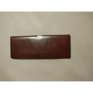 Talon Count Tri-Fold Wallet Brown Cowhide Leather Vintage Made In America