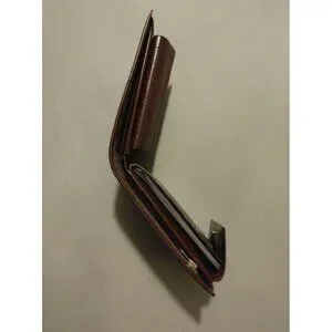 Talon Count Tri-Fold Wallet Brown Cowhide Leather Vintage Made In America