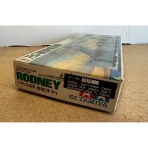 Tamiya 1/700 British Rodney Battleship Plastic Model Boat Kit 77502