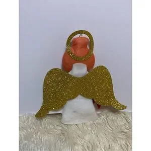 Target Felt 'Merry' Angel Christmas Tree Ornament Red Wondershop™