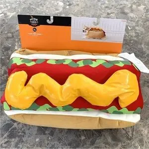 Target LED Light Up Plush Stuffed Hotdog Dog Halloween Costume XL HYDE And EEK