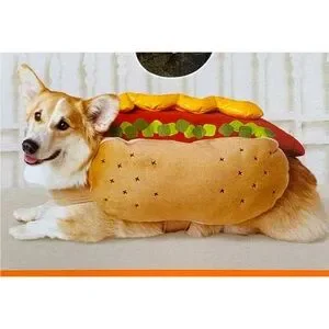 Target LED Light Up Plush Stuffed Hotdog Dog Halloween Costume XL HYDE and EEK