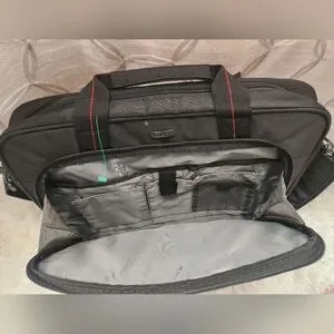 Targus 15-16" Classic Slim Laptop Briefcase Black TCT027US Padded Bag W/ Strap