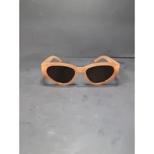 Taylor Cateye Sunglasses Glamour Cat Eye Shades Tan Beige Fashion Eyewear