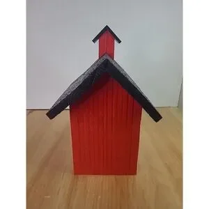 Teacher Theme Custom Made Brand New Bird House Amazing Detail & Color 11' By 11"
