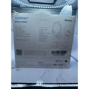 TECKNET Wireless Headset With Microphone AI Noise Cancelling TK-HS003