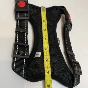 Teduola Camo Adjustable Nylon Black Dog Harness Sz S