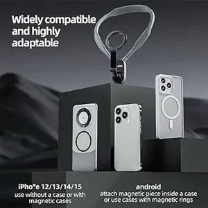 Telesin Magnetic Neck Mount For Phones Universal Quick-Release Black
