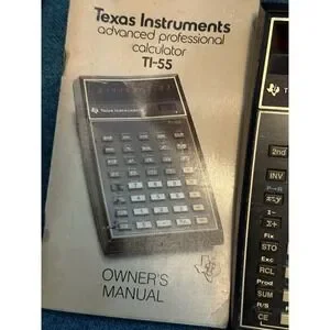 Texas Instruments TI Programmable 55 Calculator Vintage UNTESTED No Charger