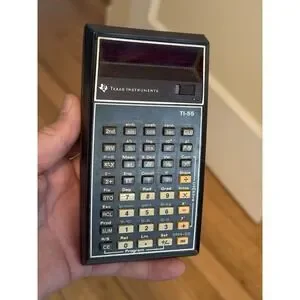 Texas Instruments TI Programmable 55 Calculator Vintage UNTESTED No Charger