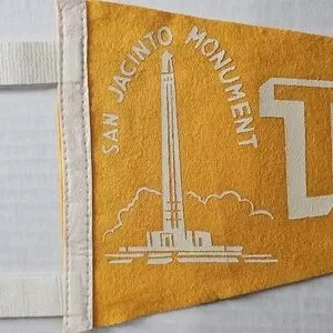 Texas Revolution Pennant San Jacinto Monument Sam Houston Republic Of Texas L