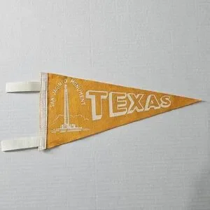 Texas Revolution Pennant San Jacinto Monument Sam Houston Republic of Texas L