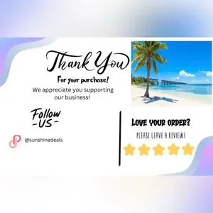 Thank You Cards 4 X 6 50 Count