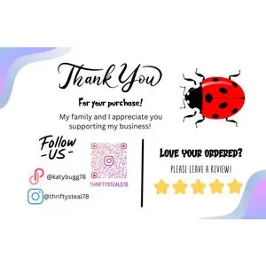 Thank You Cards 4 X 6 50 Count