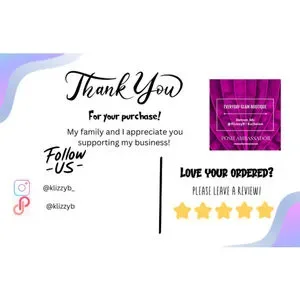 Thank You Cards 4 X 6 50 Count