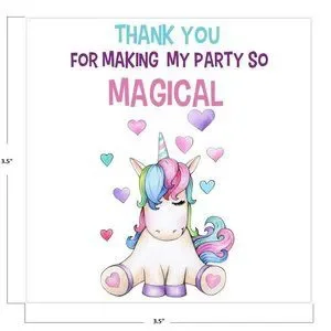 Thank You For Coming To My Party Stickers