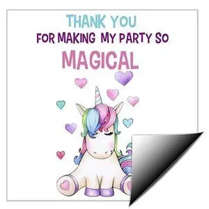 Thank You For Coming To My Party Stickers