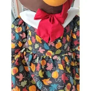Thanksgiving Turkey Fall Harvest Decor Autumn Turkey Figurine Plush 4 Foot Doll