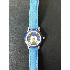 THE DISNEY STORE Mickey Mouse Blue Watch DS-450 *NEEDS BATTERIES*
