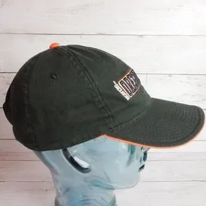 The Game Beavers Oregon State Black Orange Adult Baseball Cap Adjustable Embroid