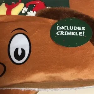 The Grinch Crinkle Cat Sack & Kicker Toy