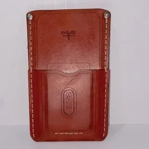 The Leather Shop Stylish Leather Phone Case Tan Brown