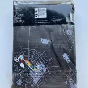 The Nightmare Before Christmas Jack and Sally on Webs Tablecloth