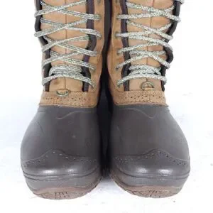 The North Face Women’s Shellista II US9 Brown Leather Faux Fur Waterproof Boots