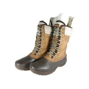 The North Face Women’s Shellista II US9 Brown Leather Faux Fur Waterproof Boots