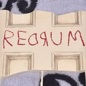 The Shining REDRUM 3 Hook Hanging Key Organizer/holder. New No Box