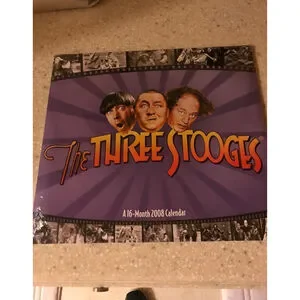 The Three Stooges 2008 Calendar Sealed The Three Stooges 2008 Calendar Sealed