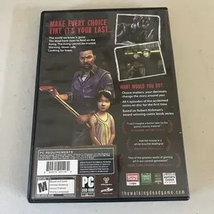 The Walking Dead A Telltale Games Series PC Game Limited Edition 2012 Poster CIB