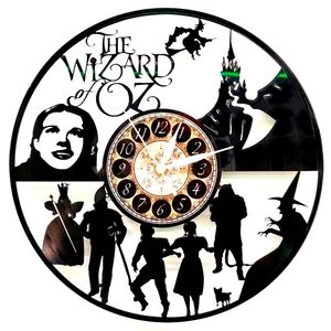 THE WIZARD OF OZ vinyl record clock