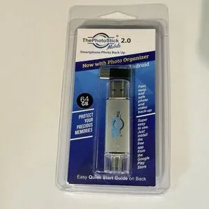 ThePhotoStick 2.0 Mobile For Android SmartPhone Photo Backup- NEW In Package