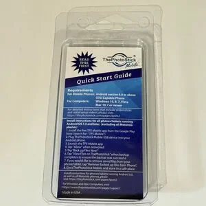 ThePhotoStick 2.0 Mobile For Android SmartPhone Photo Backup- NEW In Package