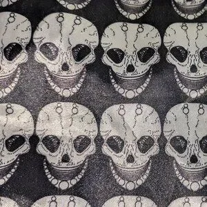 Thomas Wylde Skull Printed Dust Bag 11" (H) X 11.5" (W)