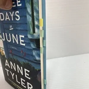 Three Days In June: A‎ Novel Hardcover February 11 2025 By Anne Tyler Read Once